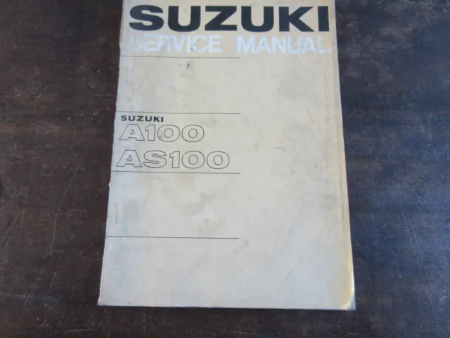 Suzuki A100 AS100  1967 OEM Service Manual Werkstatt-Handbuch Manuel