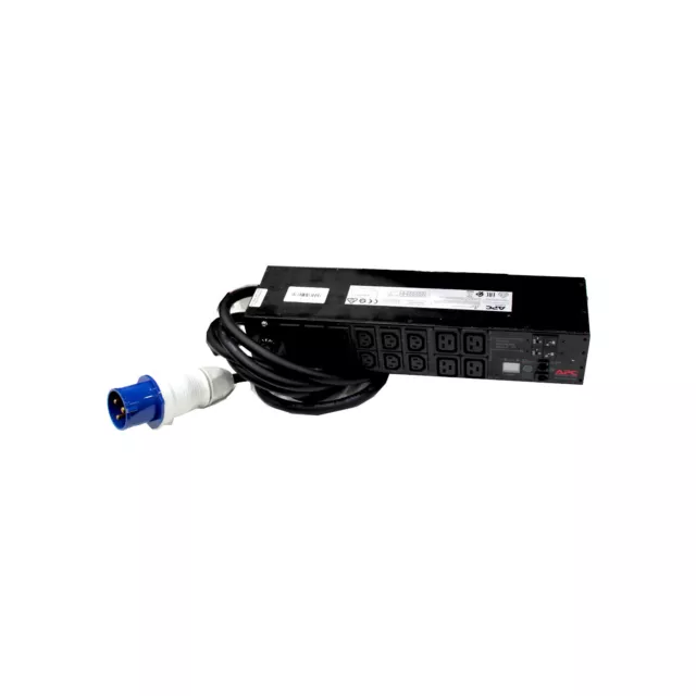 APC Metered Rack AP7822B PDU 208-230V/16A 12×C13 And 4×C19 Outles Without Ears