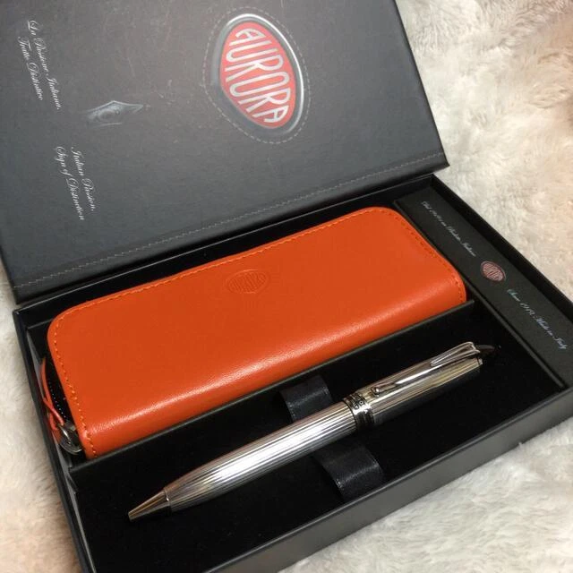 Aurora Ballpoint Pen Epsilon Sterling Silver