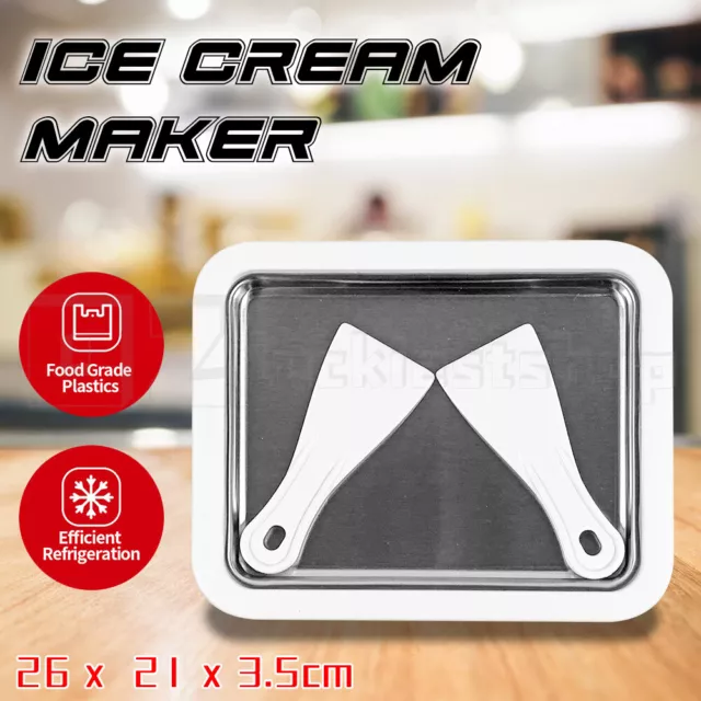 Ice Cream Maker Yogurt Frozen Pan Mini Fried Yogurts Machine Rolled Homemade DIY