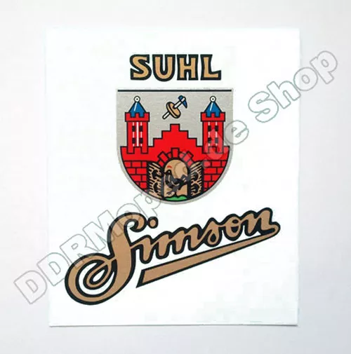 Aufkleber Simson Suhl SR1 SR2 AWO original Motiv top Qualität