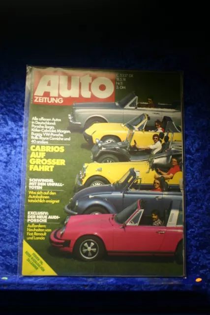 Auto Zeitung 11/74 Porsche 911 Targa Käfer Cabrio Morgan Buggy VW-Porsche