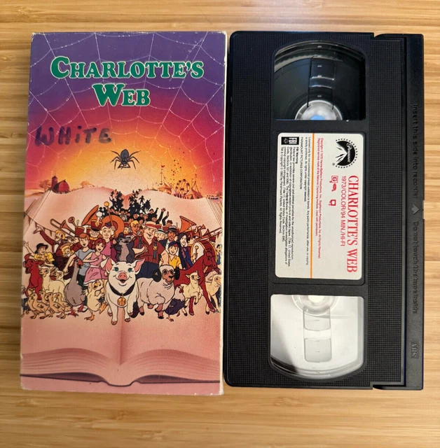 CHARLOTTE'S WEB VHS Tape 1973 Cult Class Animated Film E.B. White ...