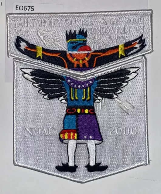 Boy Scout OA Flap Set Yah-Tah-Hey-Si-Kess Lodge 66 2000 NOAC