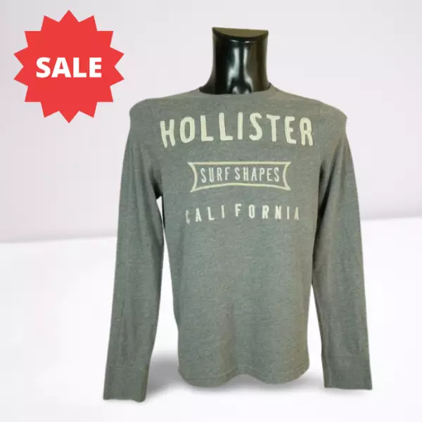 - Camiseta Hollister de algodón para hombre talla XS-S (LABEL S) gc **