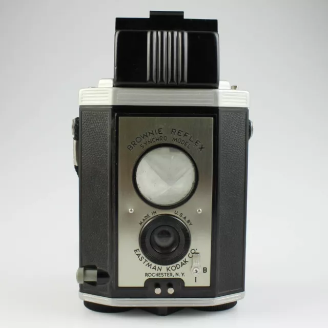 Kodak Brownie Reflex - Vintage Camera and Original Box - Display