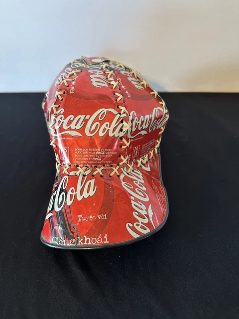 COCA COLA HAT Coke Aluminum Can Collector s Item FREE SHIPPING