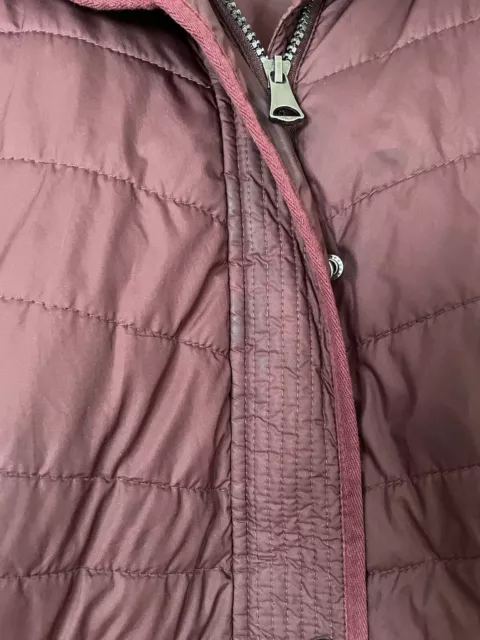 Andrew Marc Women’s Size XL Marc New York Quilted Puffer Coat Maroon 2