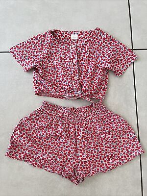 Next Girls Short Top Outfit Size 5 Years.