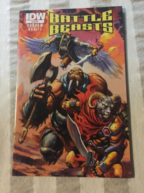 Battle Beasts Ashcan SDCC Exclusive Swag San Diego Comic Con IDW 2012 Rare