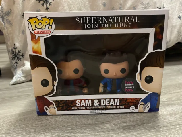 Funko Pop Vinyl: Supernatural  - Sam + Dean 2 Pack - HMV exclusive