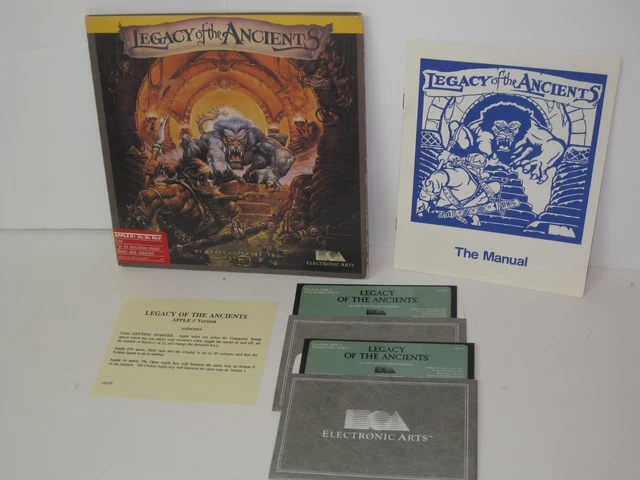 Vintage Software Apple II IIe IIc IIgs Game AGE OF ADVENTURE