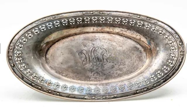William B Durgin Co Sterling Silver Platter 12.5 Inches- Approx 248 Grams