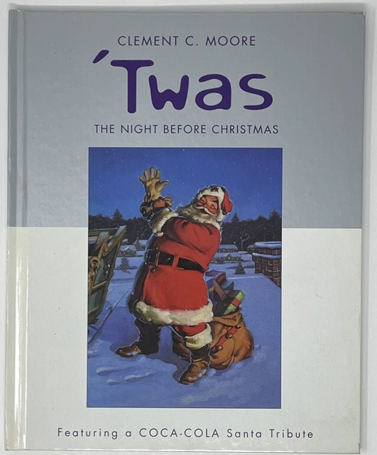 Twas The Night Before Christmas Hallmark Coca-Cola Santa Tribute 1st Edition