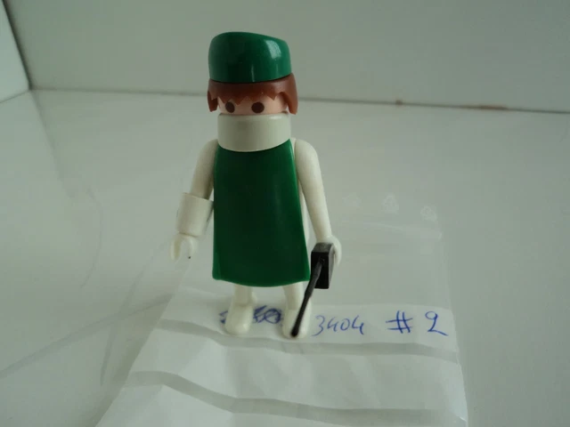 Playmobil Vintage 3404 - Hôpital Avec Chirurgien, Chambres, Ambulance Et Hélicoptère De 1976