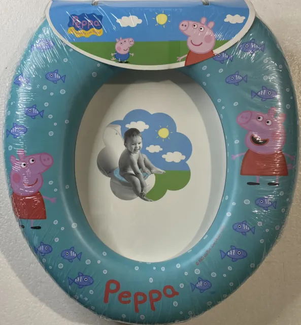 Seggiolino da allenamento Peppa Pig per WC per bambini vasino morbido