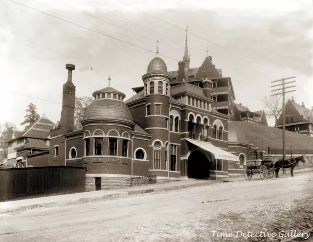 Imperial Bath House, Hot Springs, Arkansas - ca. 1900 - Historic Photo Print