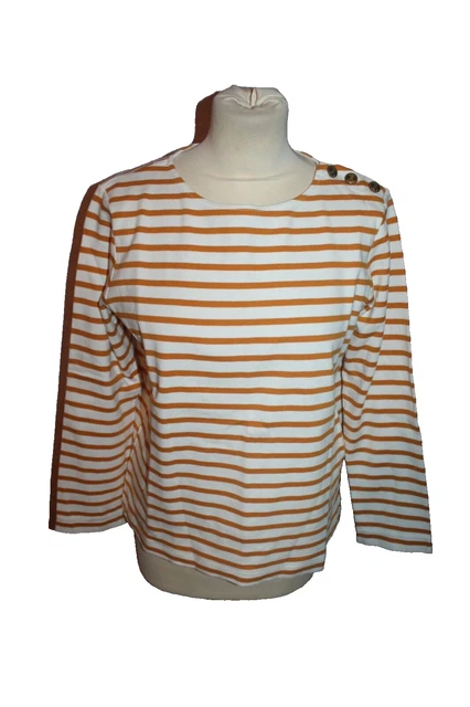 Marinière Beau Temps Belle Mer - Coton Rouge, Taille S Homme / M Femme, Neuve Sans étiquette
