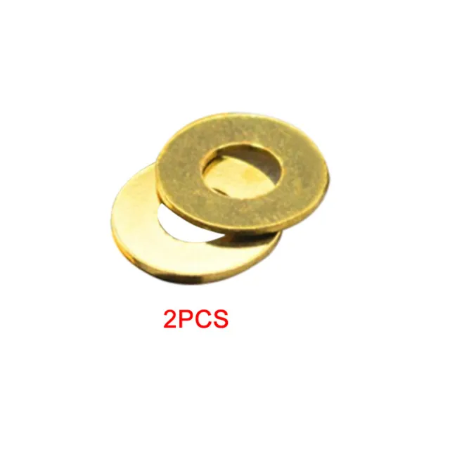 2PCS Brass Washer Copper Cushion Pad Gasket Shim for Spyderco C81 Paramilitary 2