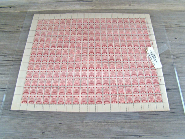 WWI Full Sheet Unpreforated LATVIA stamps With German Map On Back Side