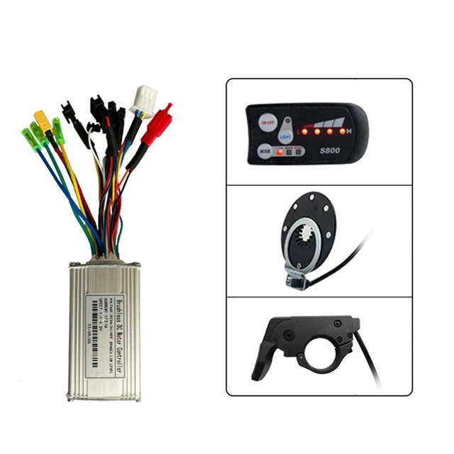 thumbnail image 2 of Kunray Electric Bike E-Scooter Accessories 124DX Display 500W Ebike Motor Brushless Controller Electric Bicycle Kit Lcd Display 24v 36v 48v 300x Thumb Throttle S886 Gz3 S866 G51 S830 S5 S887 1 2 of 9