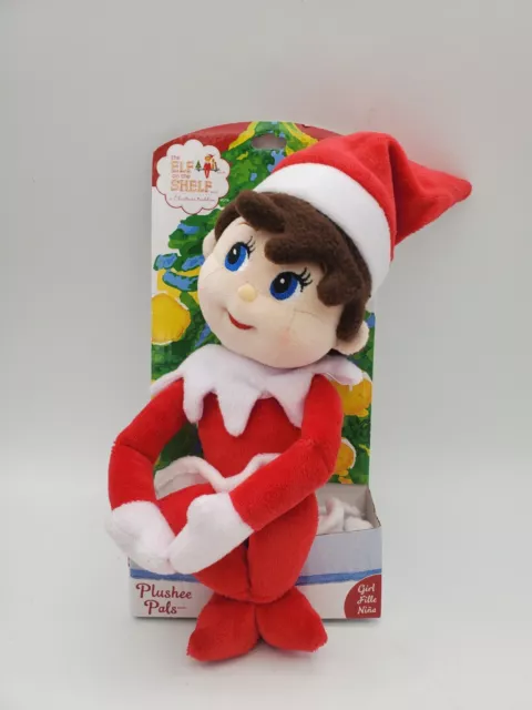 17"  Elf on The Shelf: Plushee Pal Blue Eyed Girl Doll (Light Tone) Plush New