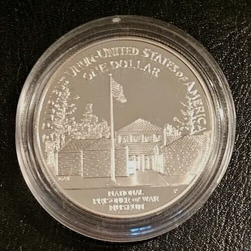 1994 P National Prisoner of War Museum Silver Commemorative Dollar $1 US BU/UNC