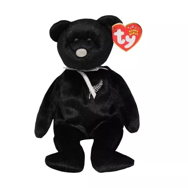 Ty  Beanie Baby-FERNY THE BEAR 8.5" New Zealand Exclusive New MWMT's