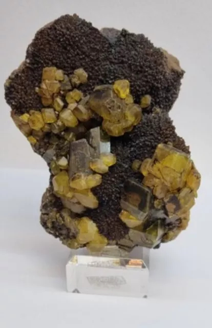Minerali☆Zolfo Bituminoso Provenienza Miniera Cozzodisi Sicilia