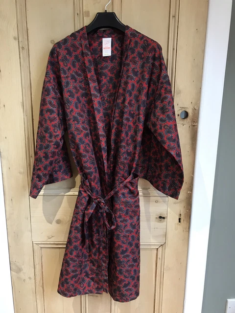 Abito leggero St Michael M&S anni '80 paisley rosso taglia small