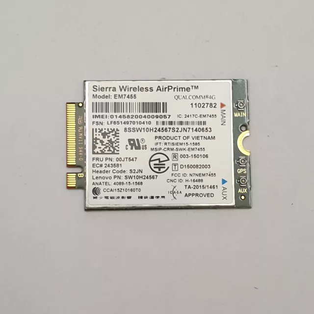 Lenovo ThinkPad L460 WWAN Karte 4G Modul UMTS Card