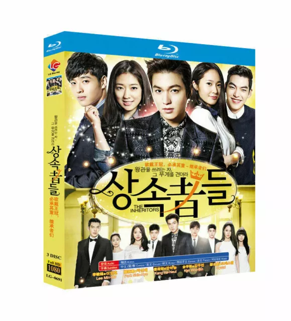 Korean Drama The Heirs Blu-ray HD Free Region English Subtitle Plastic Box