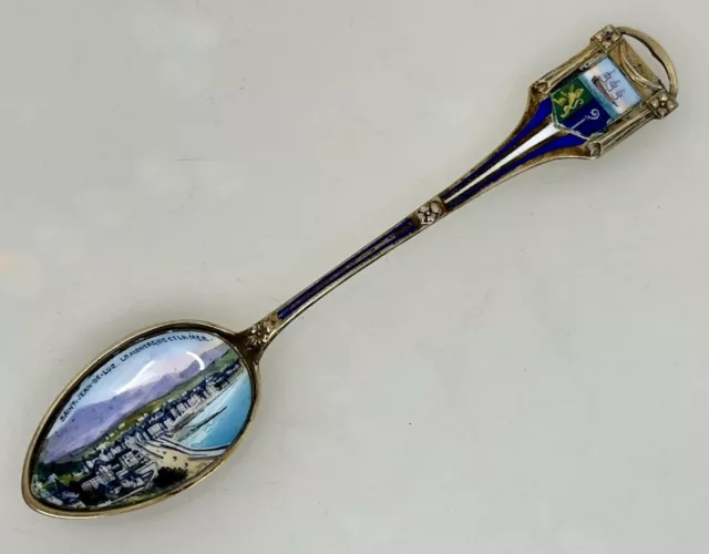 SAINT-JEAN-DE-LUZ FRANCE 800 Silver Souvenir Enamel Spoon -92509 $39.99 ...
