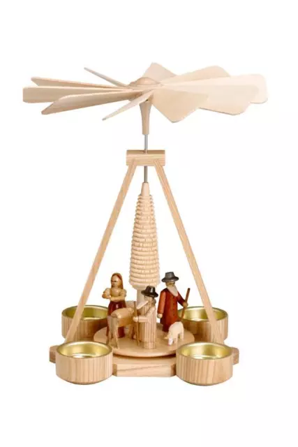 Pirámide Christi Nacimiento Natural Velas de Té Bxhxt 19 , 5x25x19, 5cm Nuevo