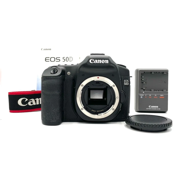 [Near MINT] Canon EOS 50D 15.1MP Digital SLR Camera Black Body Only from Japan.