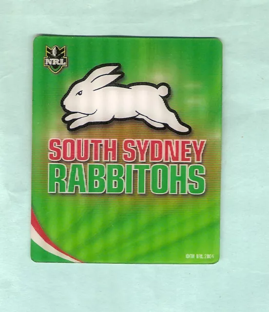 2010 Rugby League Rabbitohs  Tazo #59  Team  Logo , South Sydney Rabbitohs