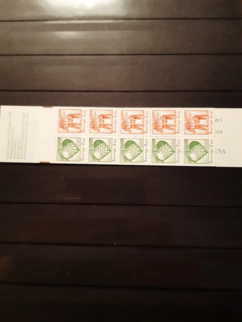 Briefmarken ,Schweden, 1993, 1799-1800, Markenheft 187, Weihnachten, postfrisch