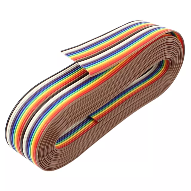 3.66M 20Pin Rainbow Color Flat Ribbon Cable IDC Wire