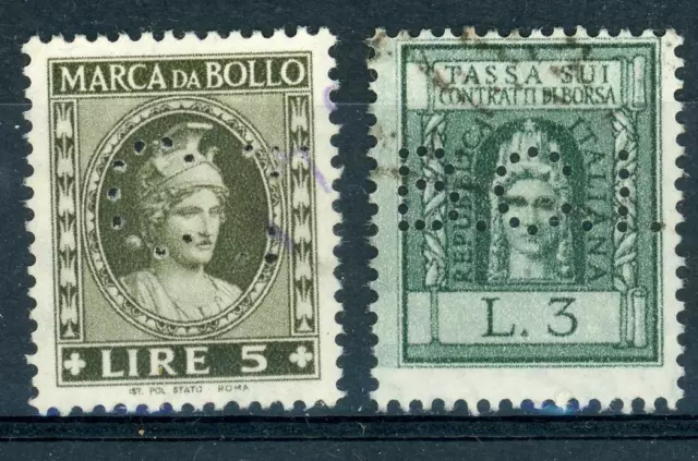Italy revenues perfin C.T. + B.C.I. fiscal marca da bollo