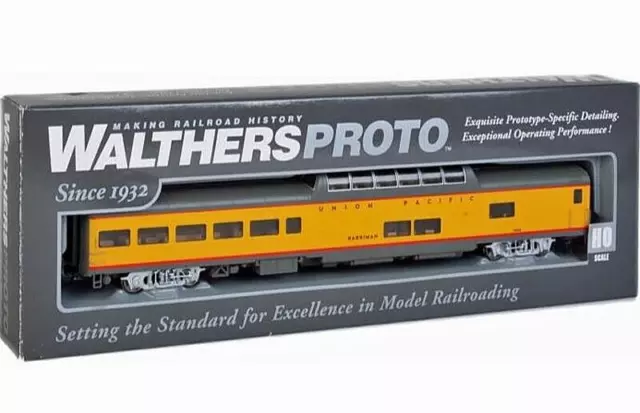 Ho Walthers Proto 920-18204 85' Acf Dome Lounge Union Pacific Heritage Harriman