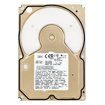 IBM IBM 25L2321 9GB 7200RPM SCSI 3.5 " HDD DNES-309170 