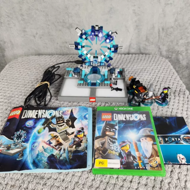 LEGO DIMENSIONS STARTER Pack XBOX One Game Base Gateway 4 Tags