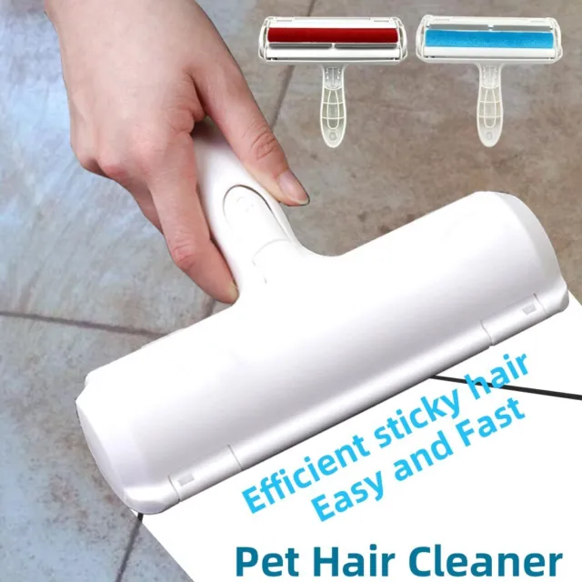 Pet Hair Roller Remover Lint Brush 2Way Dog Or Cat Comb Tool Convenient Cleaning