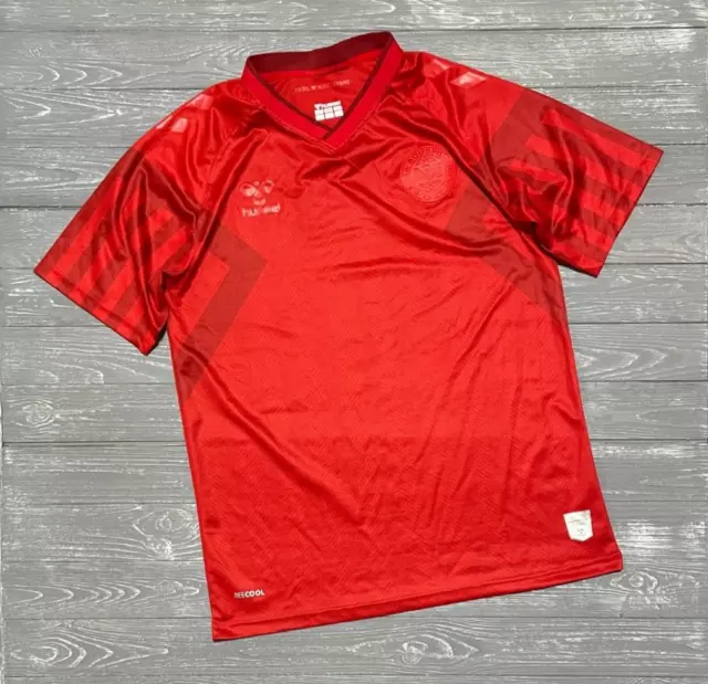Denmark National Team Home Football Shirt 2022-2023 Soccer Jersey Hummel Size Xl