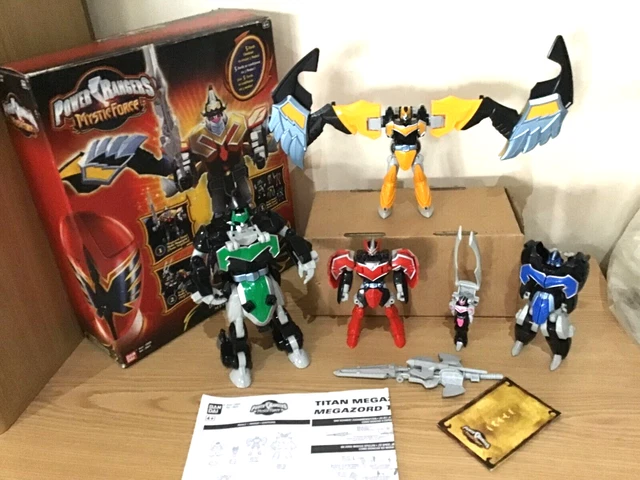 POWER RANGERS DX Mystic Force Titan Megazord 100% Complete in Box Mint ...