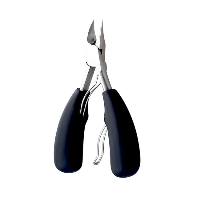Pinzas de uñas para uñas gruesas o encarnadas (negras)