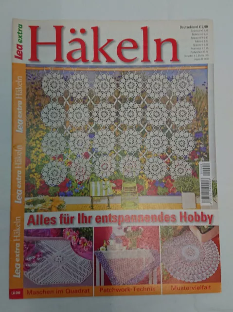 Zeitschrift Lea "Häkeln" Extraheft LÄ009 - Deckchen, Gardienen, Patchwork