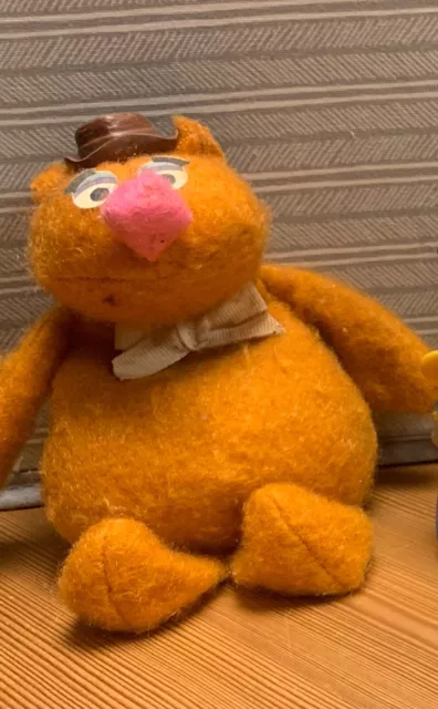 Fisher Price The Muppets Fozzie Bear #865 Beanbag 7" Plush Doll 1979 Vintage