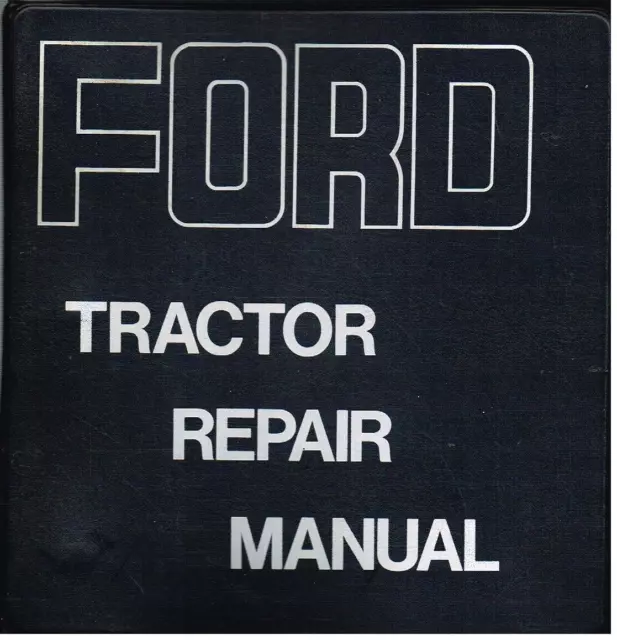 Ford 2000 3000 4000 5000 Serie Traktor 1964-68 Original Werkstatthandbuch