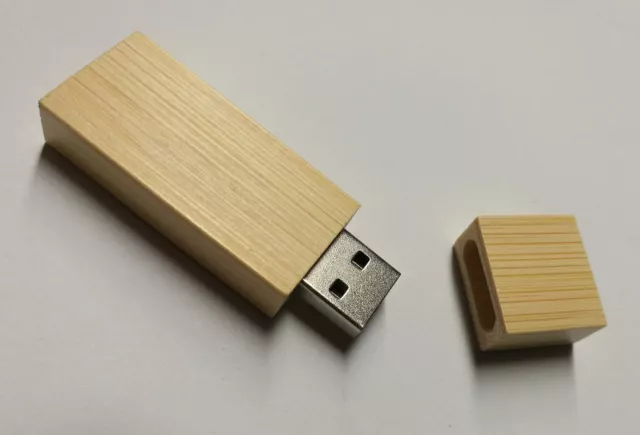 16/32/64 GB Holz USB Stick mit Wunsch Gravur personalisiertes Geschenk usbstick